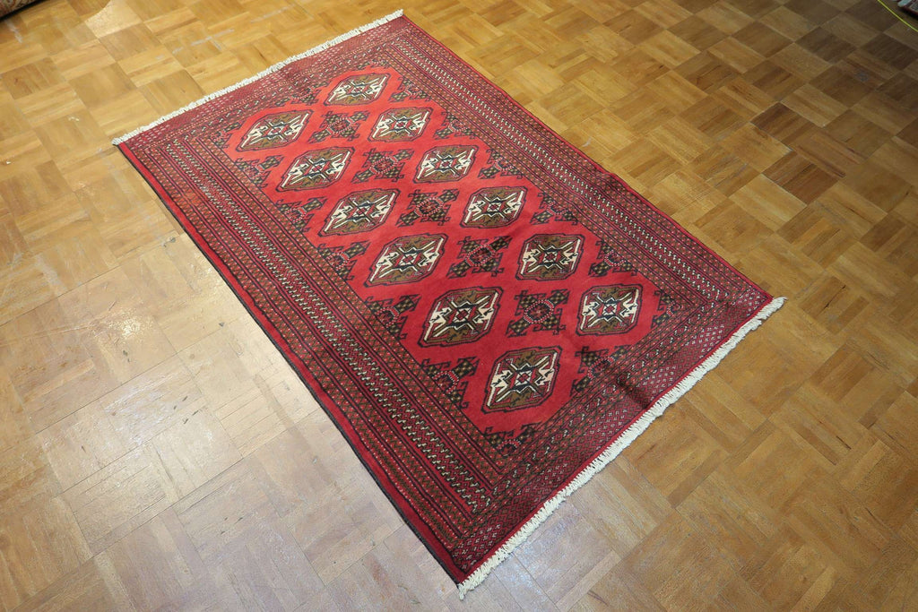 3'2'' x 4'8'' Persian Turkeman Rug