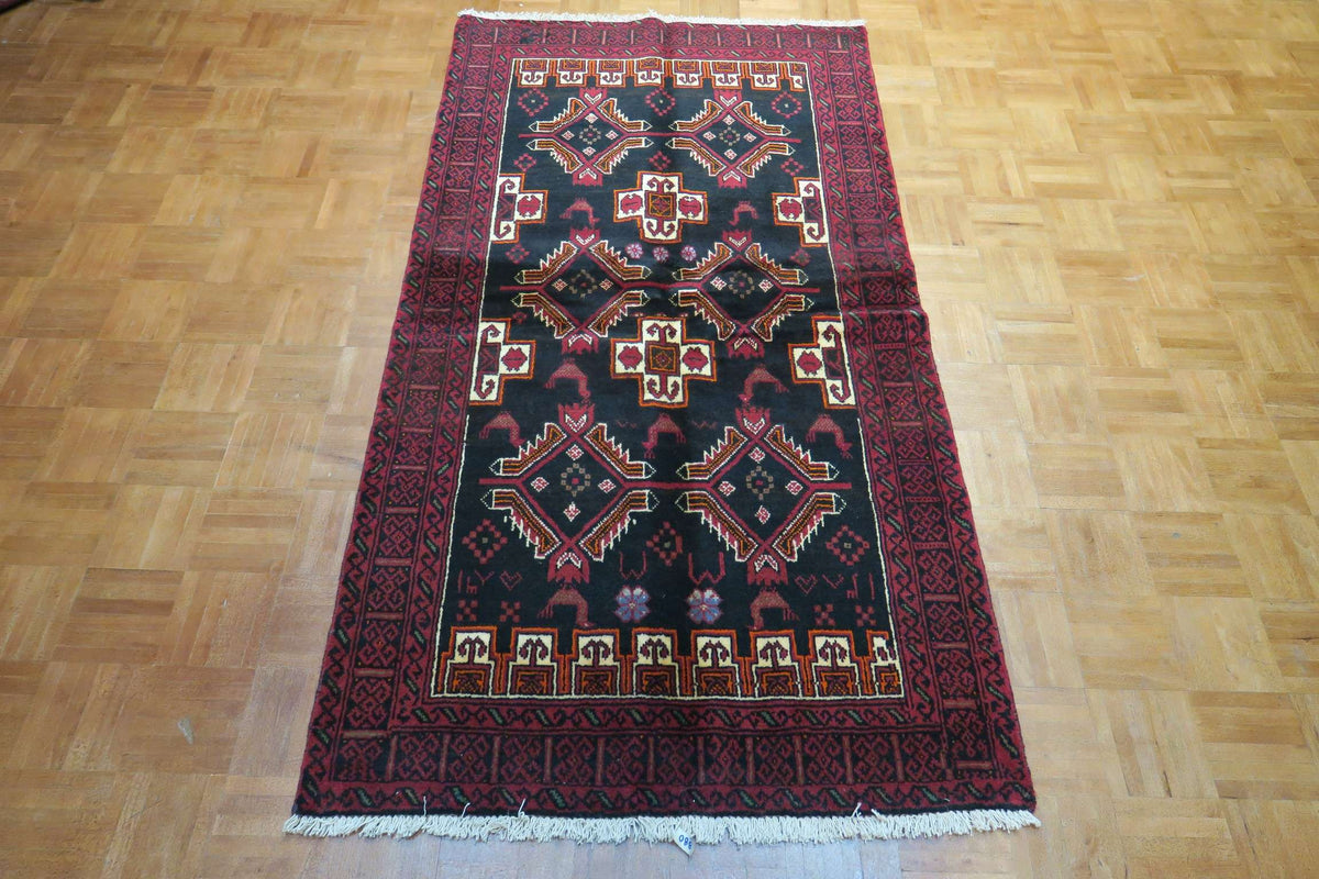 3'3'' x 6'2'' Persian Baluch Rug