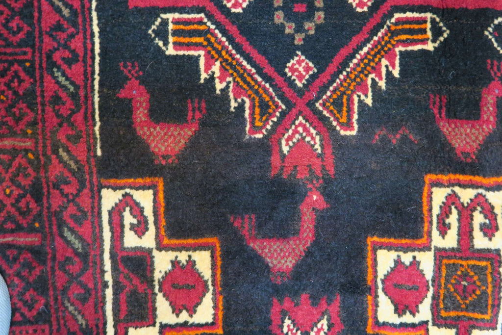 3'3'' x 6'2'' Persian Baluch Rug