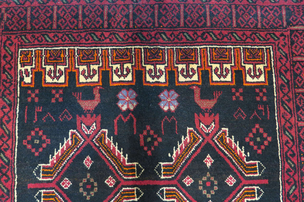 3'3'' x 6'2'' Persian Baluch Rug