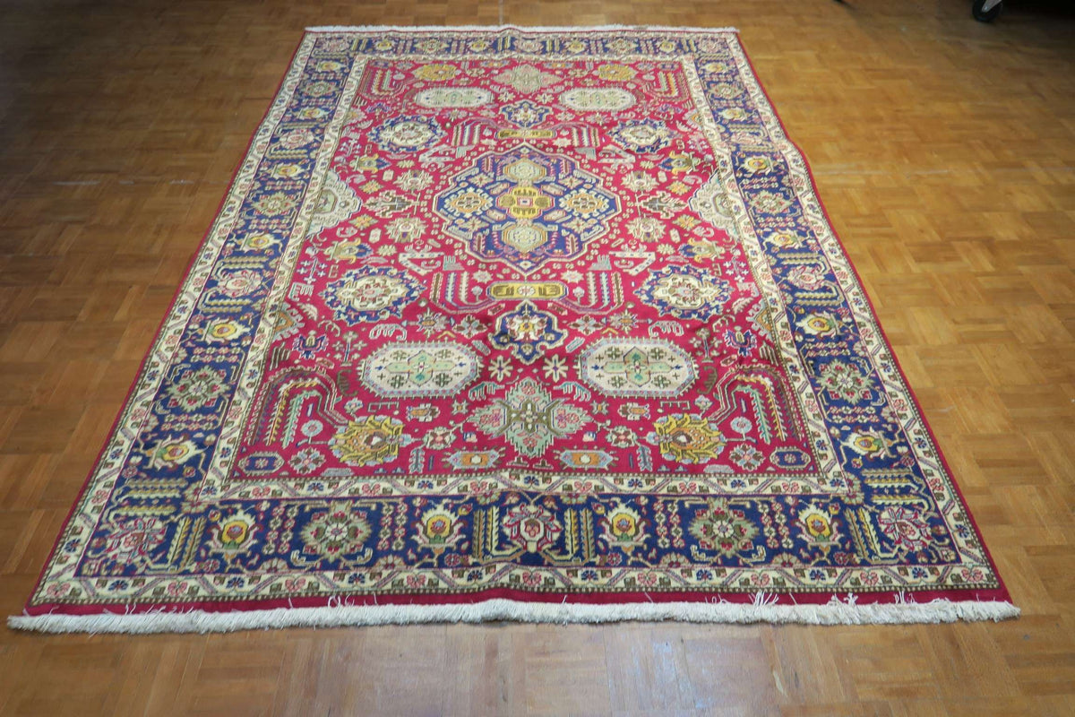 6'6'' x 9'2'' Persian Tabriz Rug