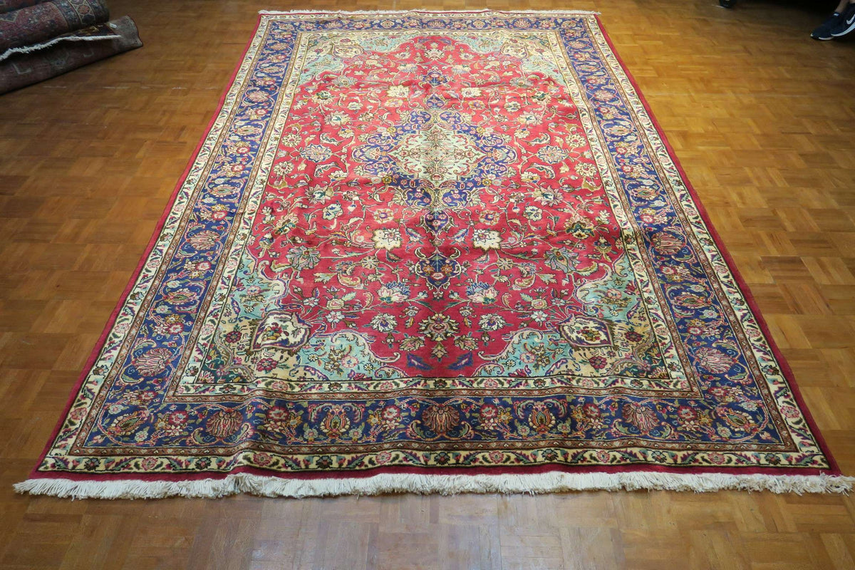 7'6'' x 11'1'' Persian Tabriz Rug