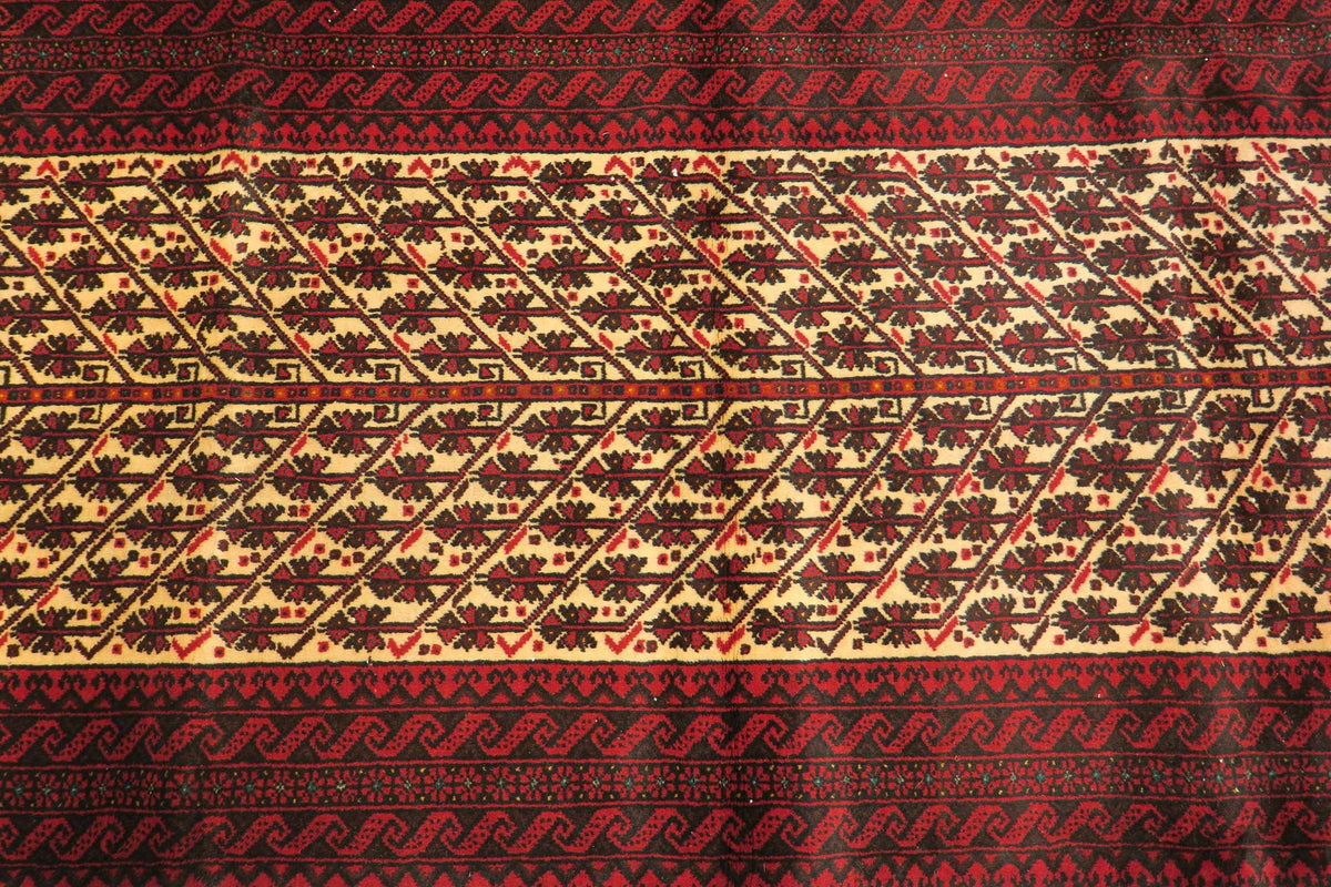 3'2'' x 8'5'' Persian Baluch Rug