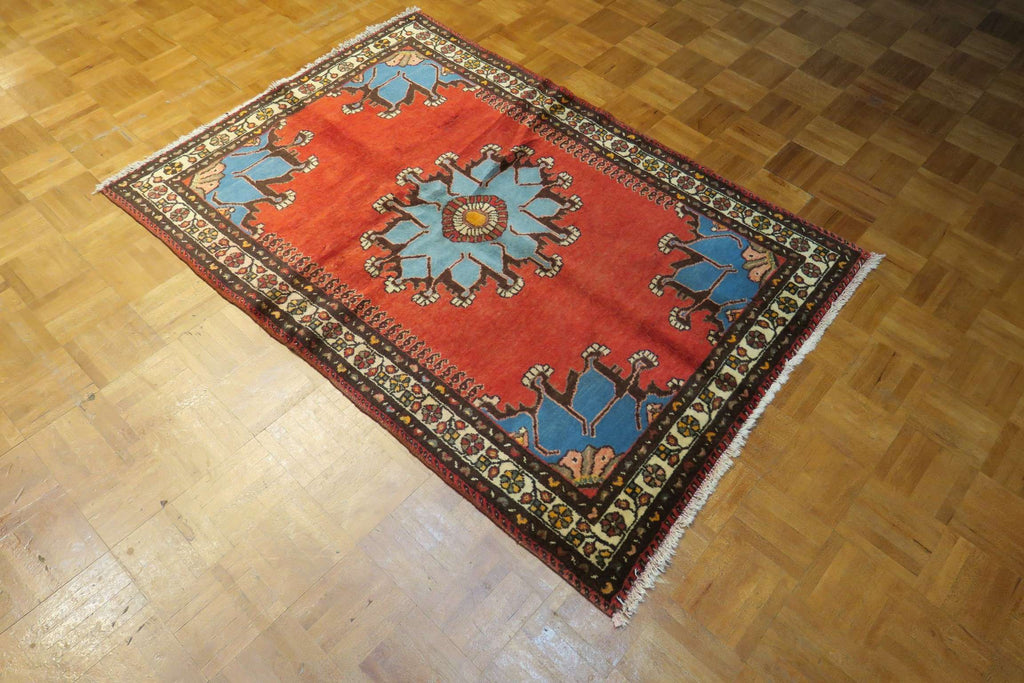 3'6'' x 5'2'' Persian Hamadan Rug