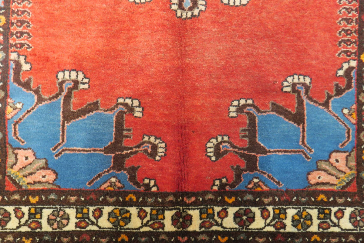 3'6'' x 5'2'' Persian Hamadan Rug
