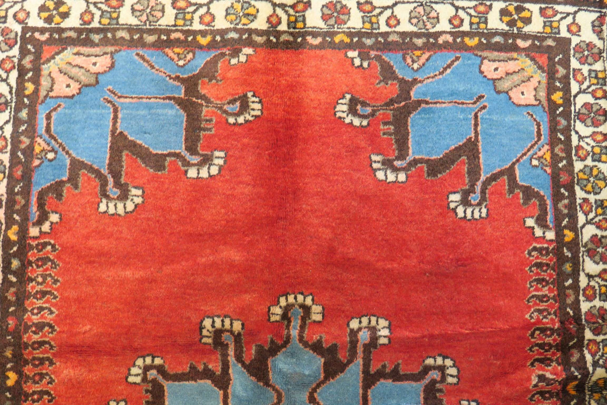 3'6'' x 5'2'' Persian Hamadan Rug