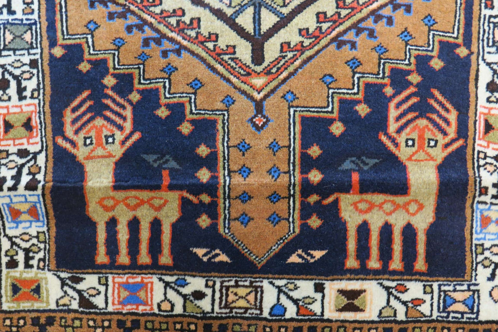 2'6'' x 9'7'' Persian Ardabil Rug