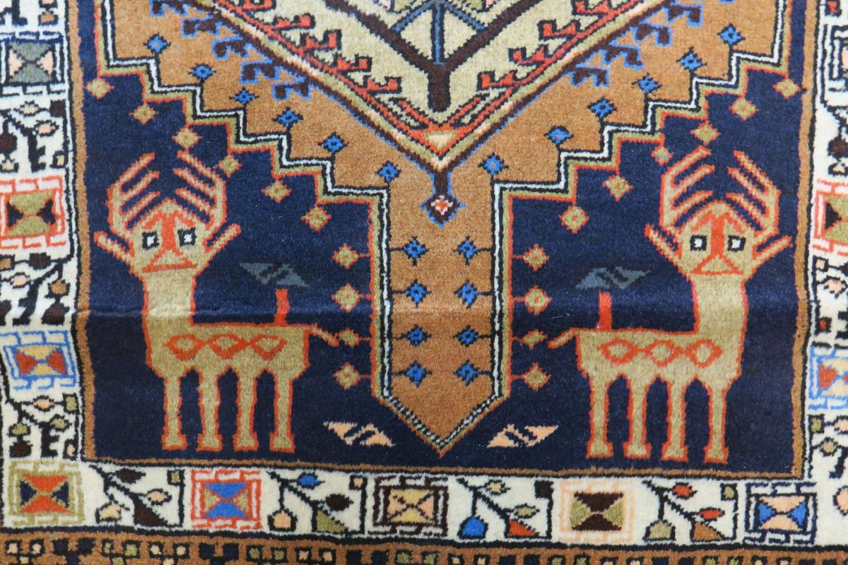 2'6'' x 9'7'' Persian Ardabil Rug