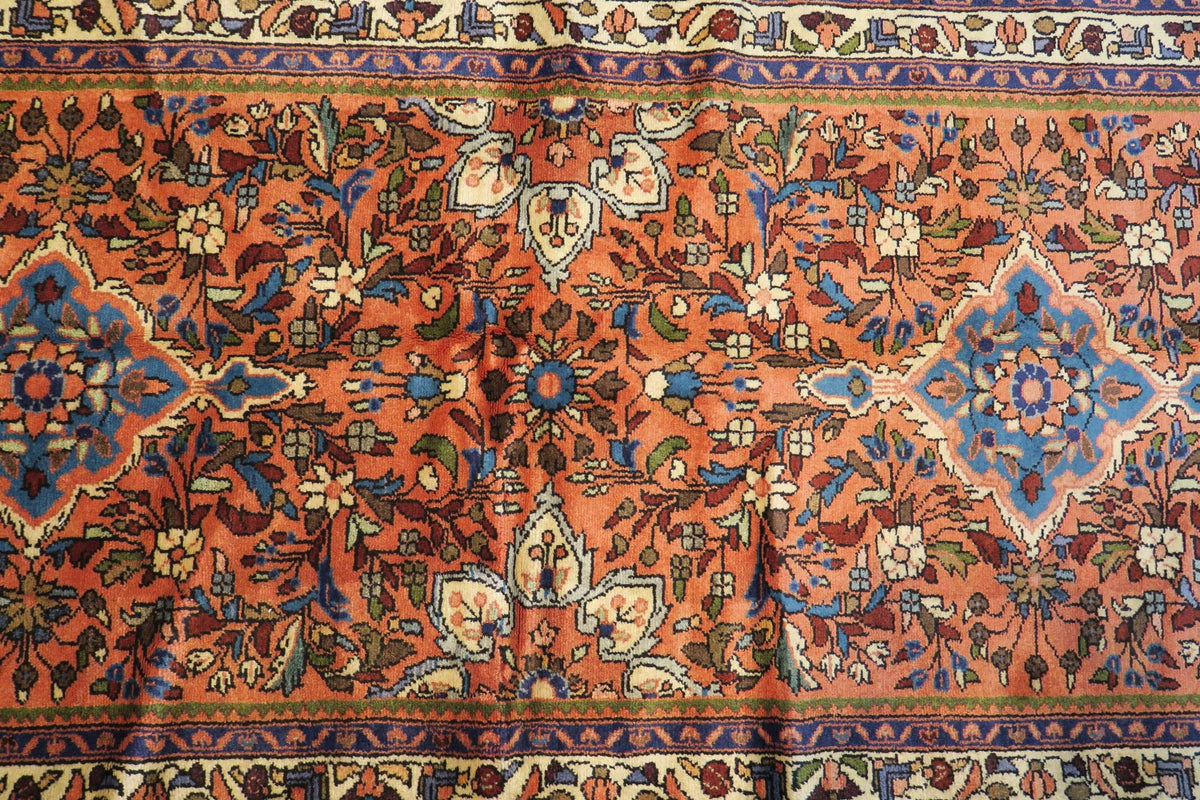 2'8'' x 12'4'' Persian Hamadan Rug