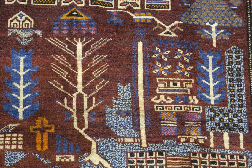 2'5'' x 4'6'' Persian Baluch Rug