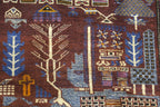 2'5'' x 4'6'' Persian Baluch Rug