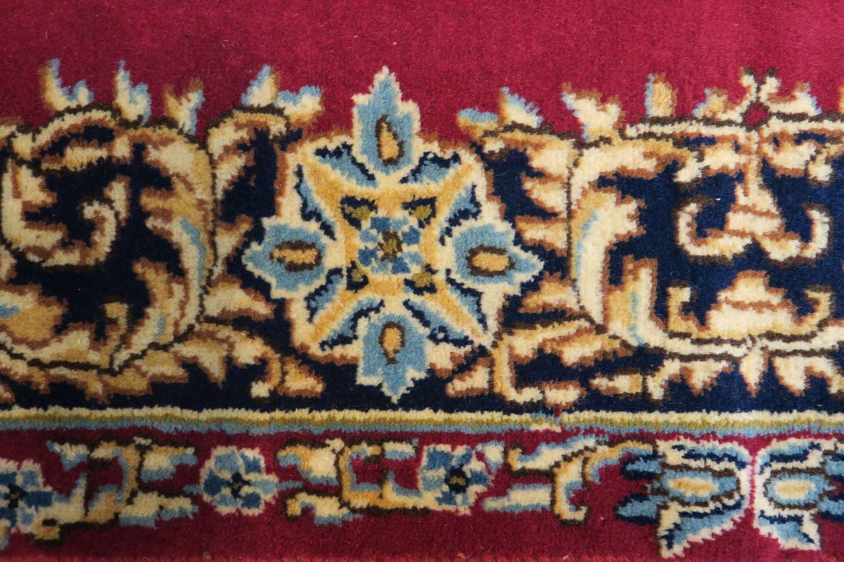 3'2'' x 12'9'' Persian Kerman Rug