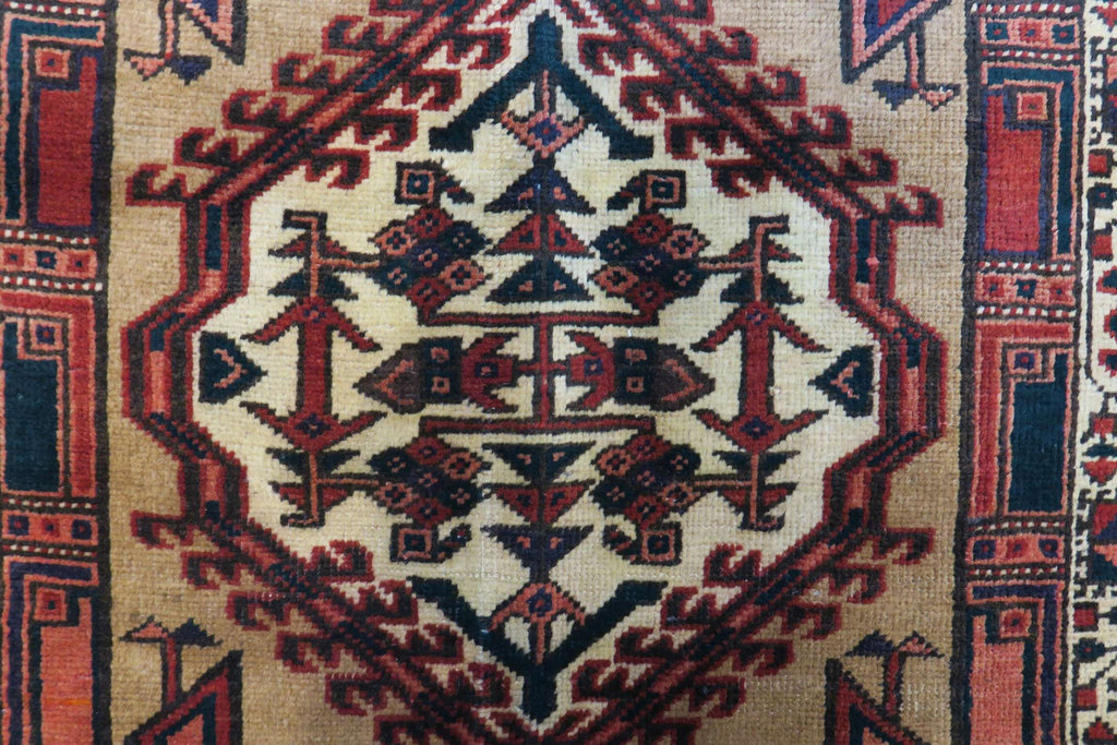 3'2'' x 11'2'' Persian Ardabil Rug