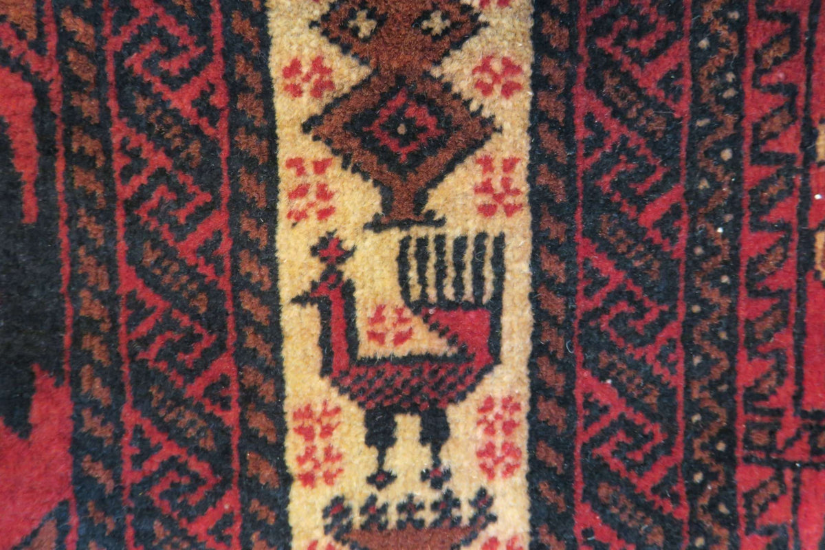 3'4'' x 6'6'' Persian Baluch Rug