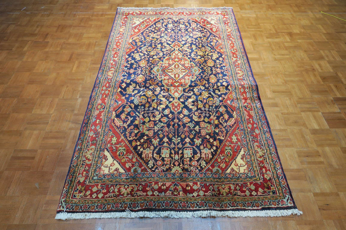 4'4'' x 7'5'' Persian Jozan Rug