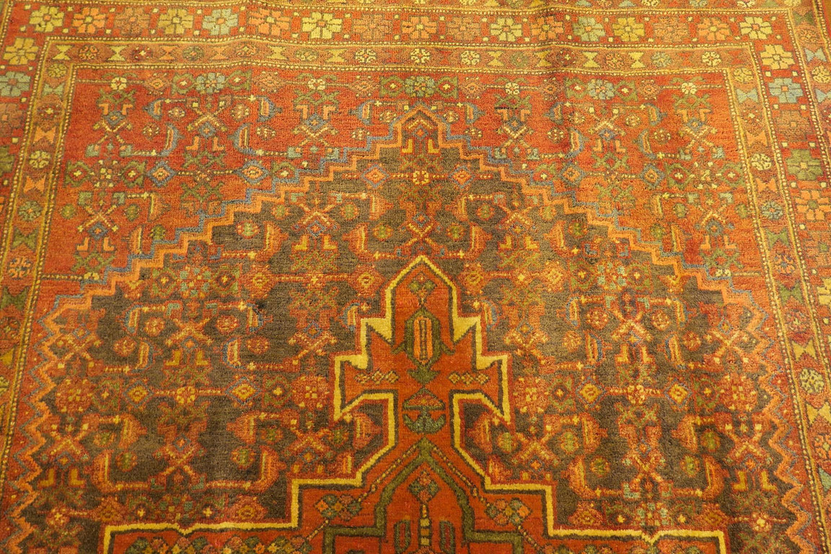 4'2'' x 6'5'' Persian Zanjan Rug