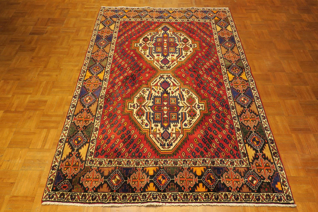 4'10'' x 6'9'' Persian Sirjan Rug