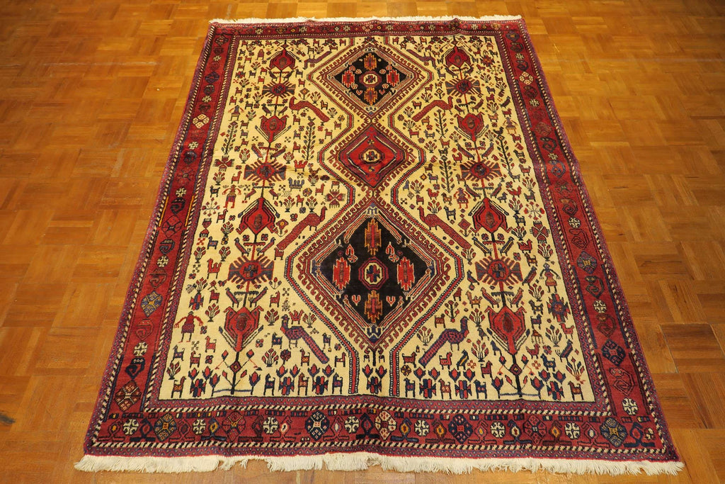 5'1'' x 6'7'' Persian Sirjan Rug