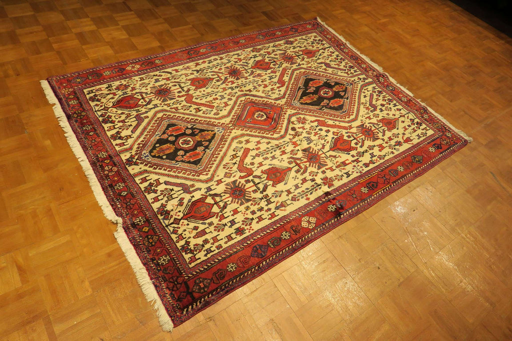 5'1'' x 6'7'' Persian Sirjan Rug