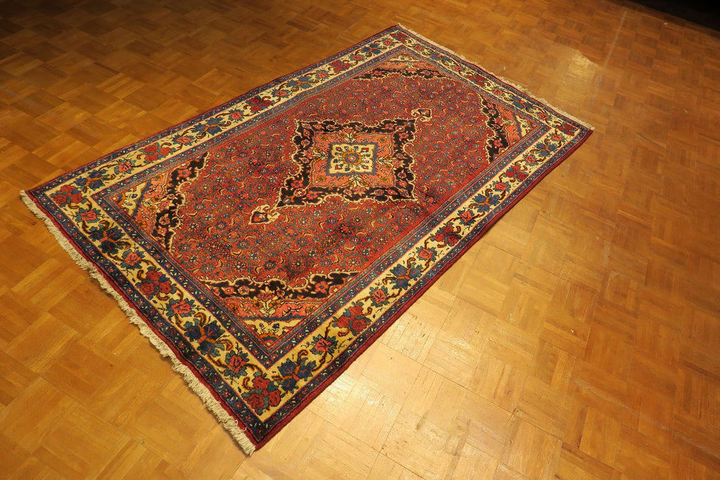 4'3'' x 7'2'' Persian Zanjan Rug