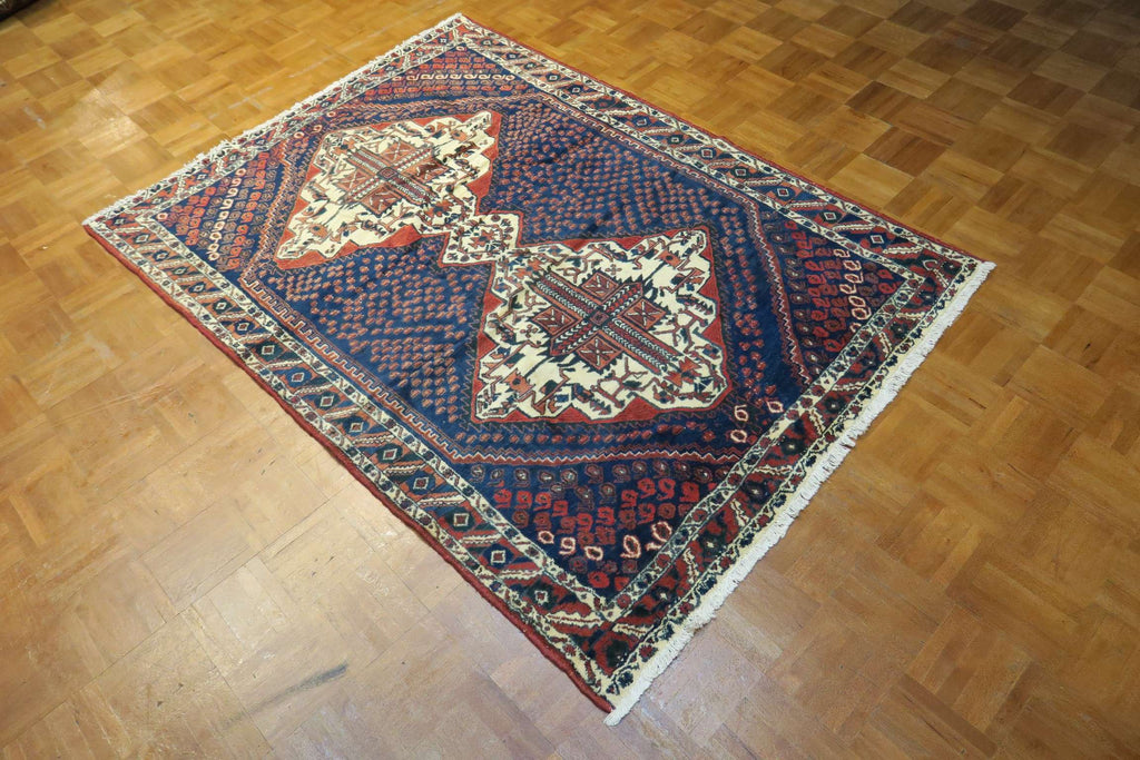 4'3'' x 5'8'' Persian Sirjan Rug