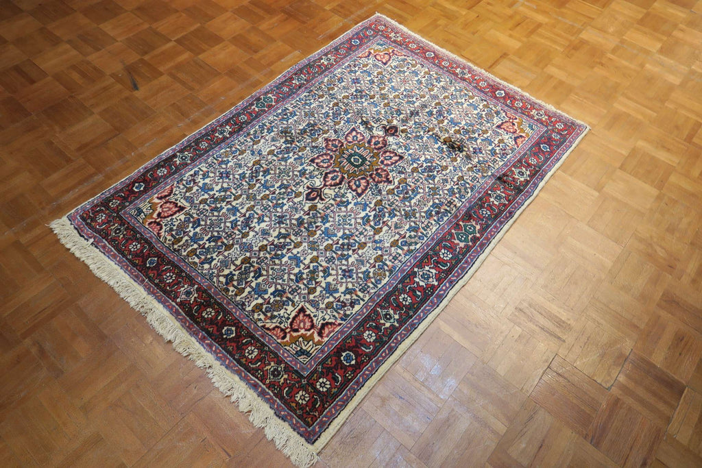3'4'' x 4'9'' Persian Zanjan Rug