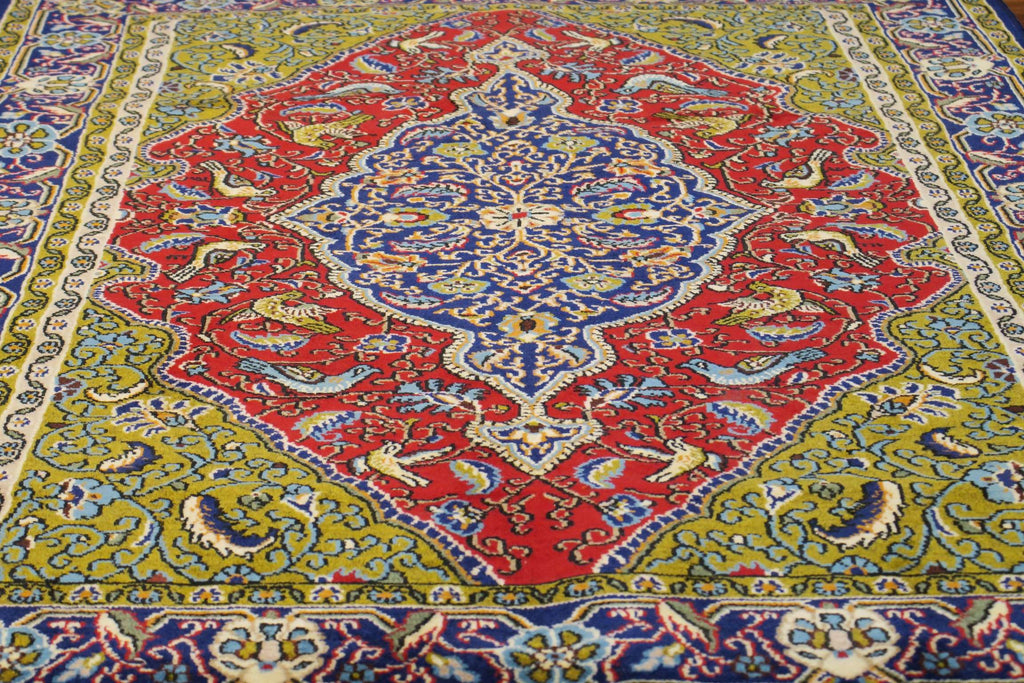 3'5'' x 5'1'' Persian Shahreza Rug image 6