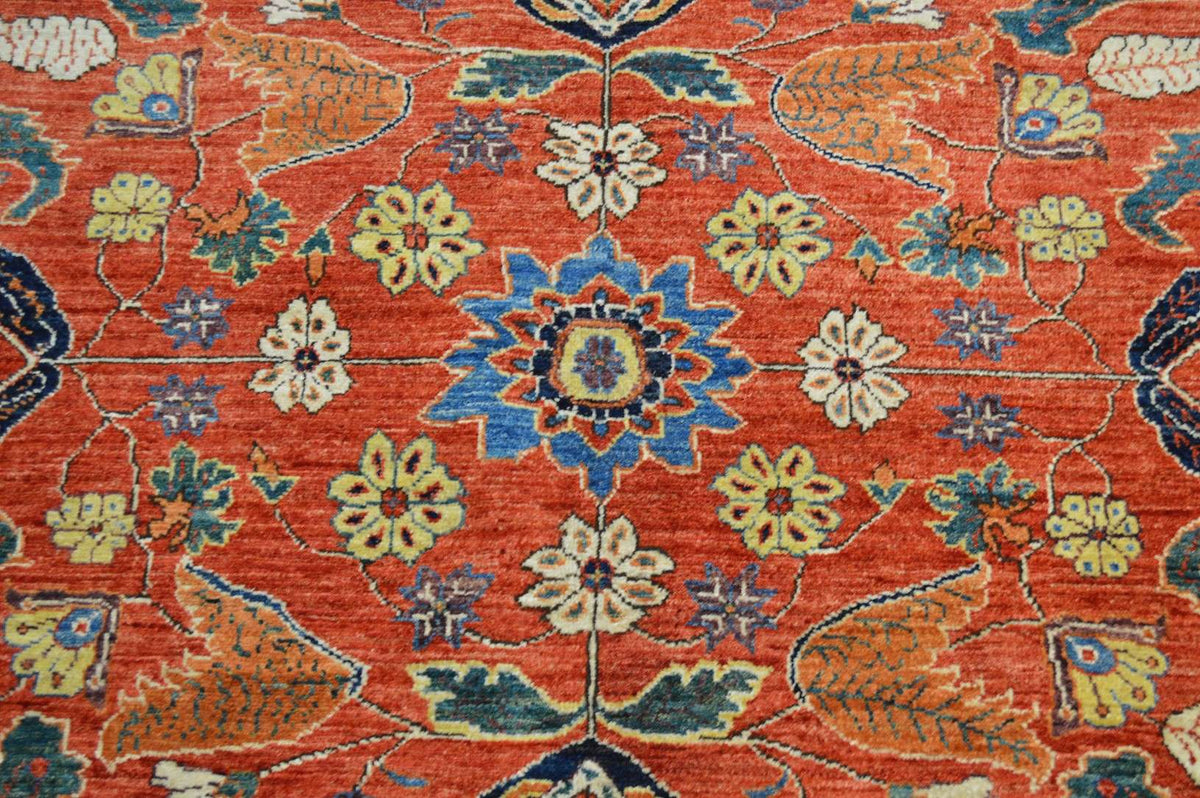 9' 9" x 13' 6" Pakistan Chobi Rug image 12