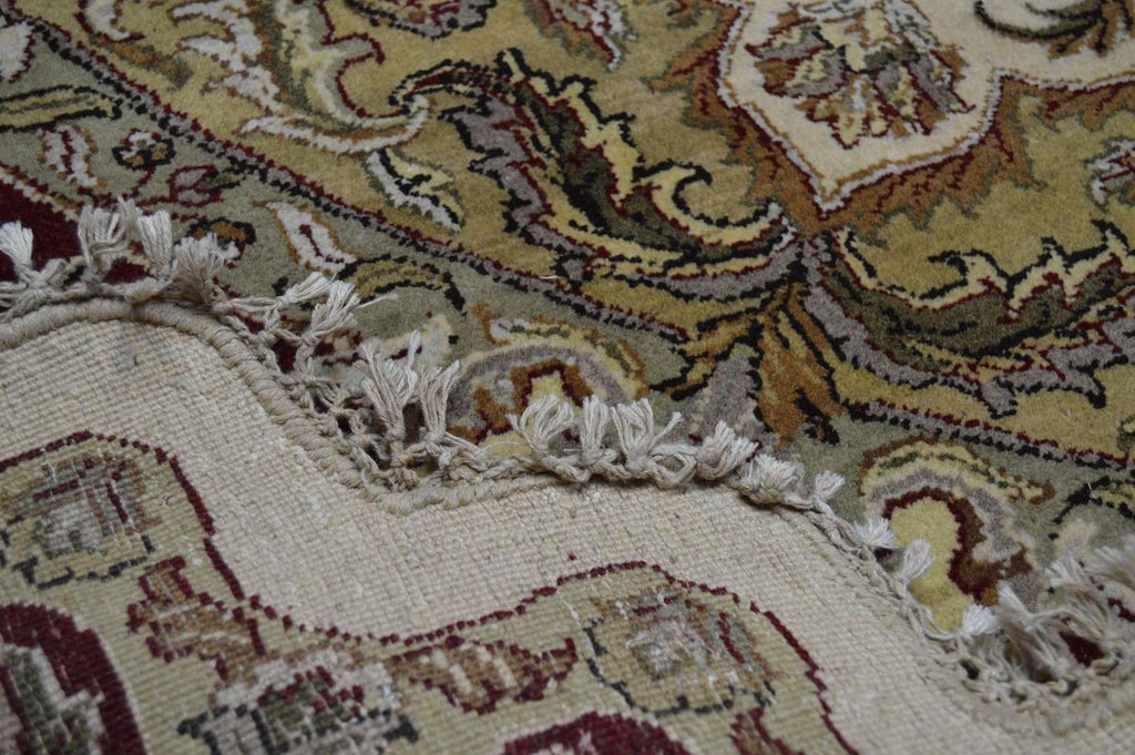 10' 0" x 10' 0" India Agra Round Rug image 12
