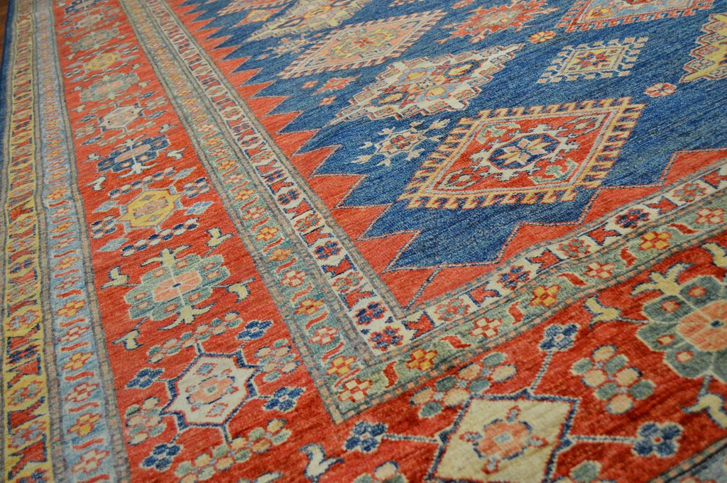 9' 0" x 12' 0" Pakistan Kazak Rug image 4
