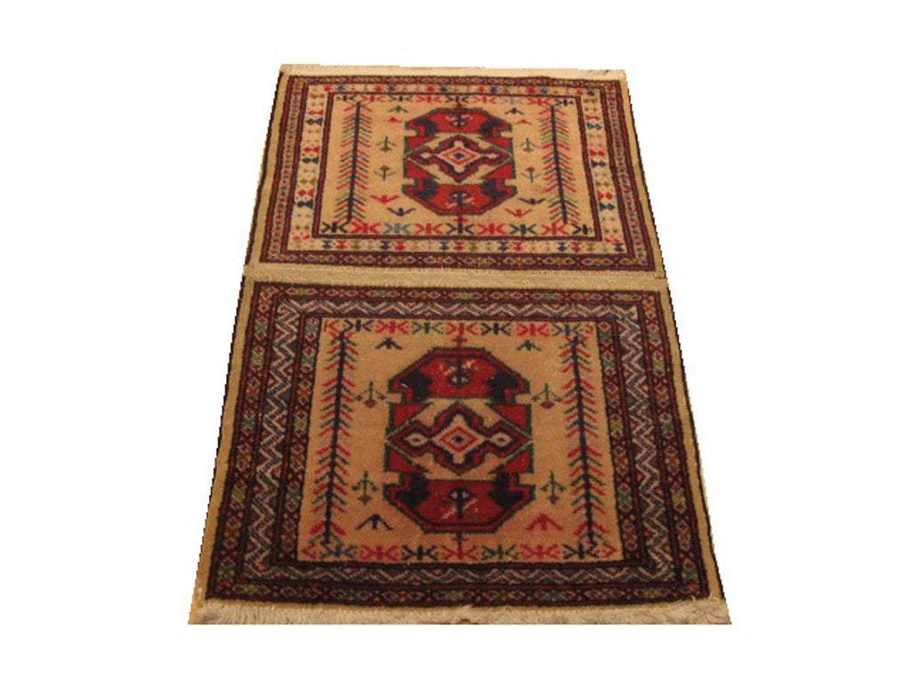1' 9" x 2' 9" Persian Turkmen Rug image 0