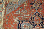 8' 0" x 10' 0" Pakistan Serapi Rug image 7