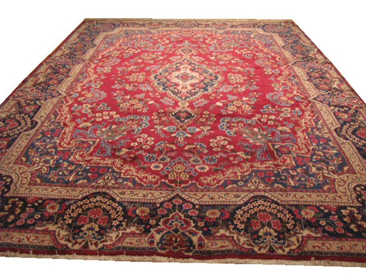 10' 0" x 13' 1" Persian Yaazd Rug image 0