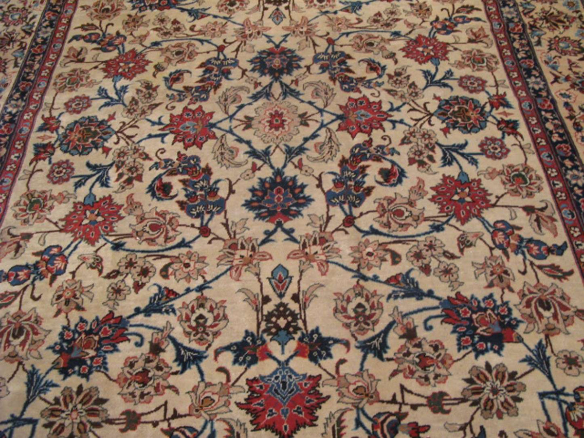 8' 2" x 11' 5" Persian Tabriz Rug image 9