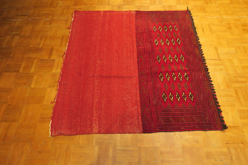 1'9'' x 4'3'' Persian Turkeman Rug image 7