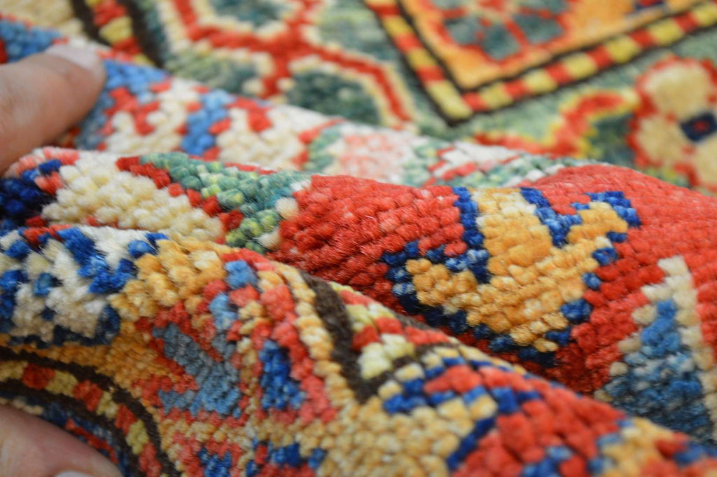 8' 10" x 11' 6" Pakistan Kazak Rug image 10