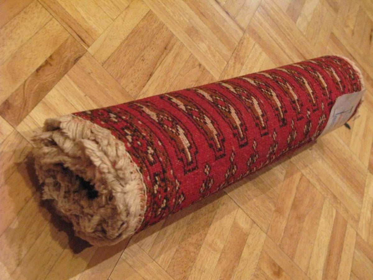 1' 8" x 3' 5" Persian Turkmen Rug image 11