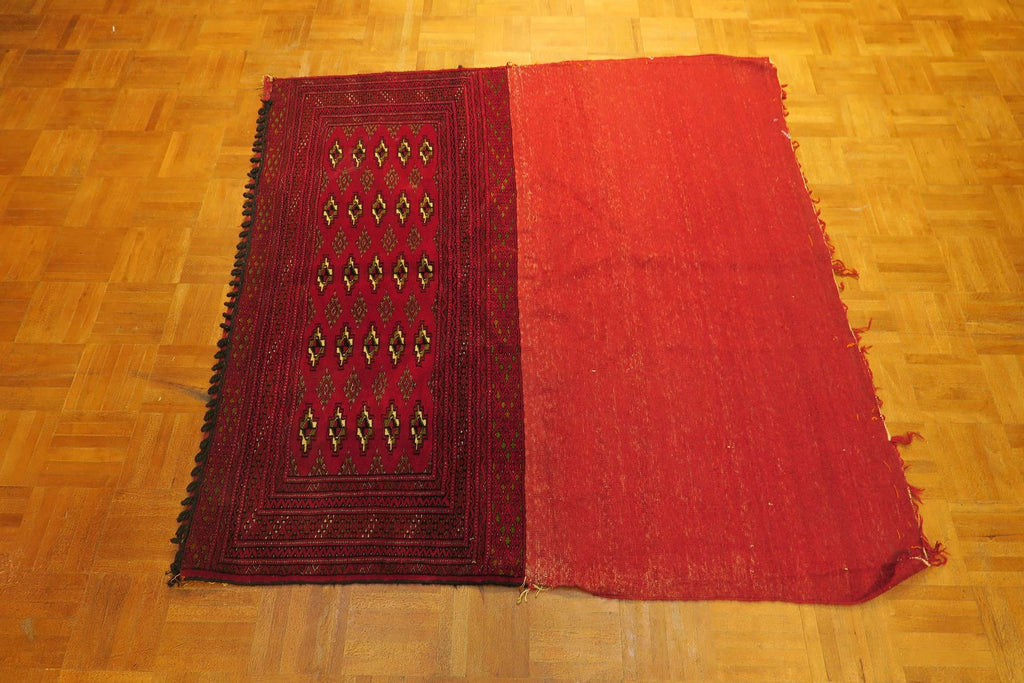 1'9'' x 4'3'' Persian Turkeman Rug image 1