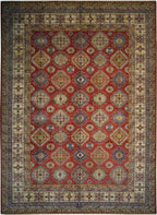 9' 0" x 12' 3" Pakistan Kazak Rug image 0