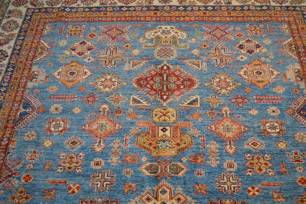 8' 0" x 10' 2" Pakistan Kazak Rug image 10
