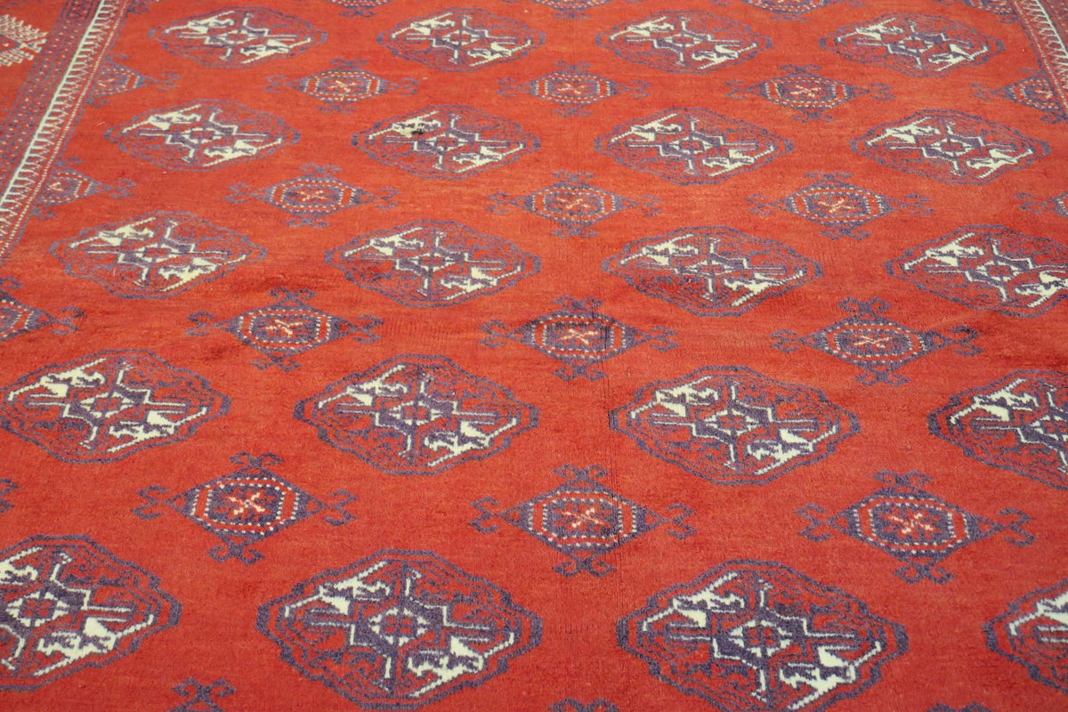 6'4'' x 9'1'' Persian Turkeman Rug image 11