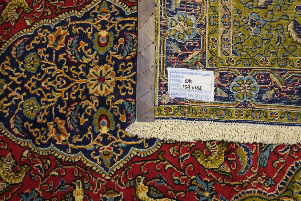 3'5'' x 5'1'' Persian Shahreza Rug image 3