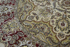 10' 0" x 10' 0" India Agra Round Rug image 9