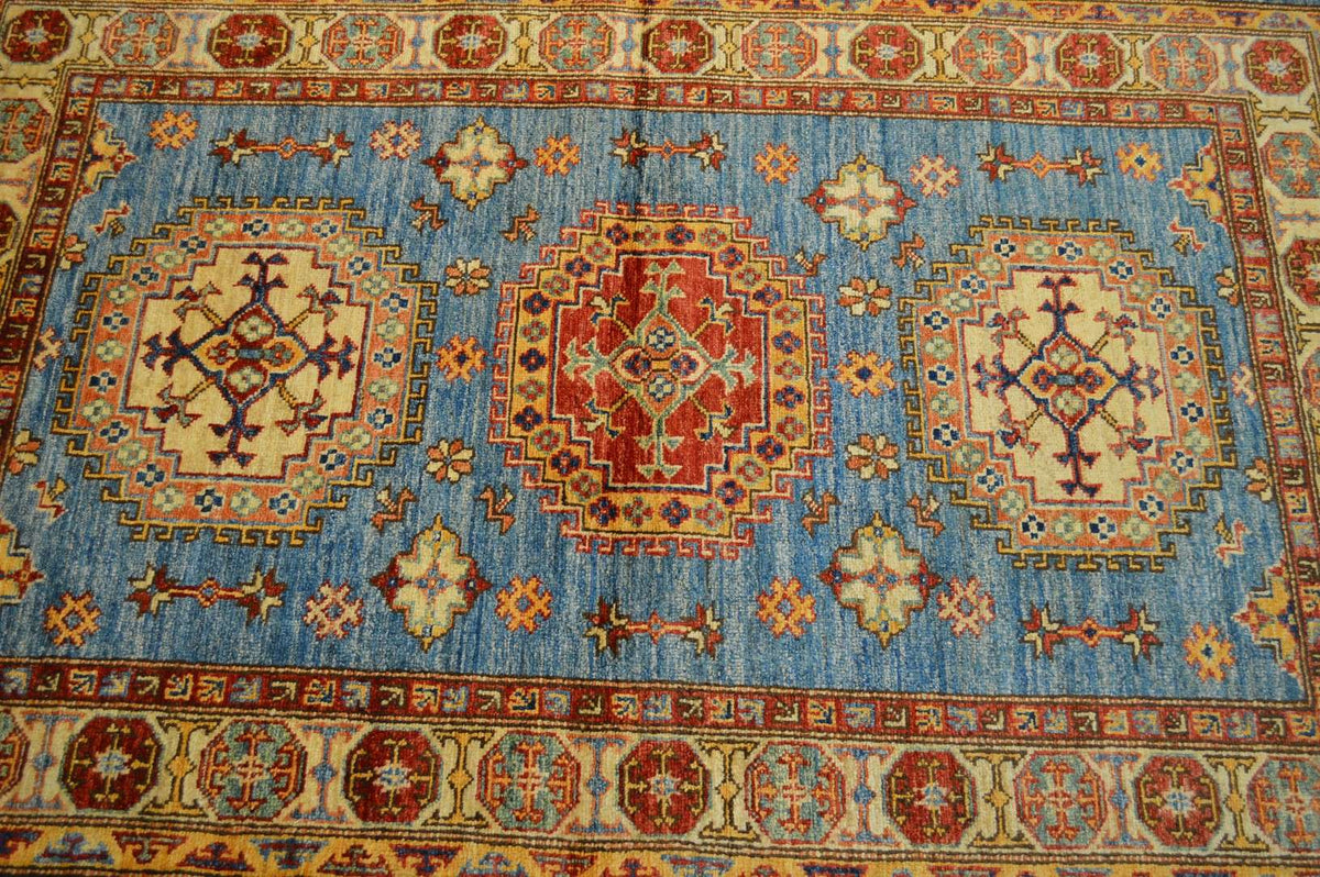 3' 5" x 5' 2" Pakistan Kazak Rug image 6
