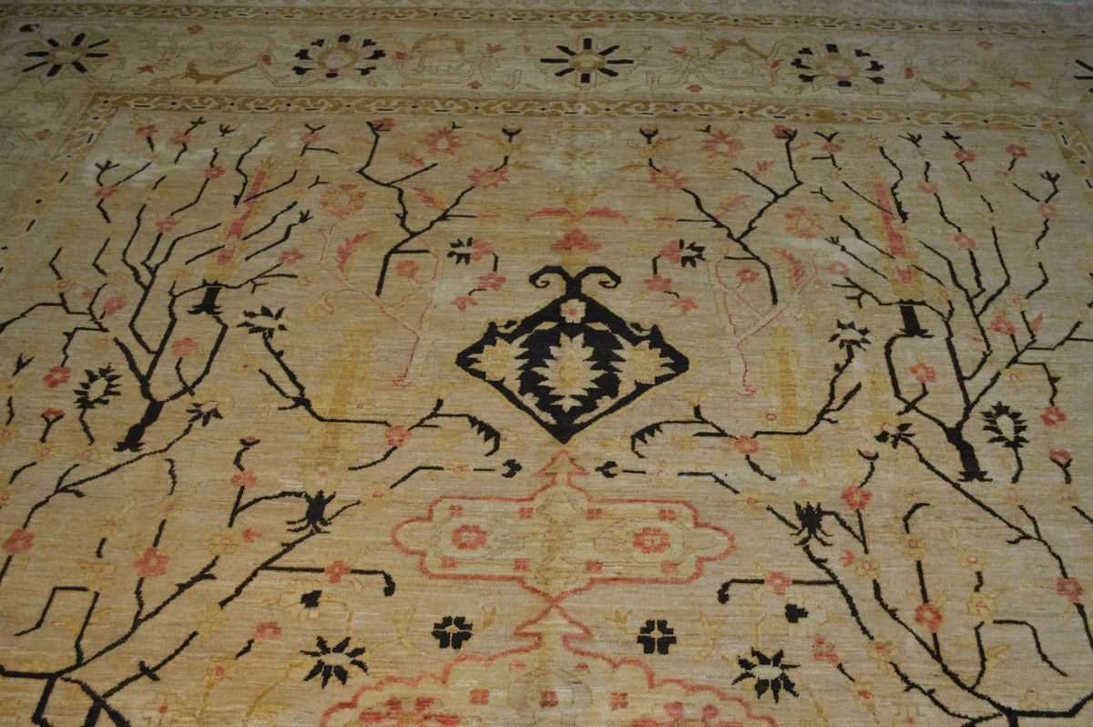 11' 8" x 16' 8" Pakistan Ziegler Rug image 7