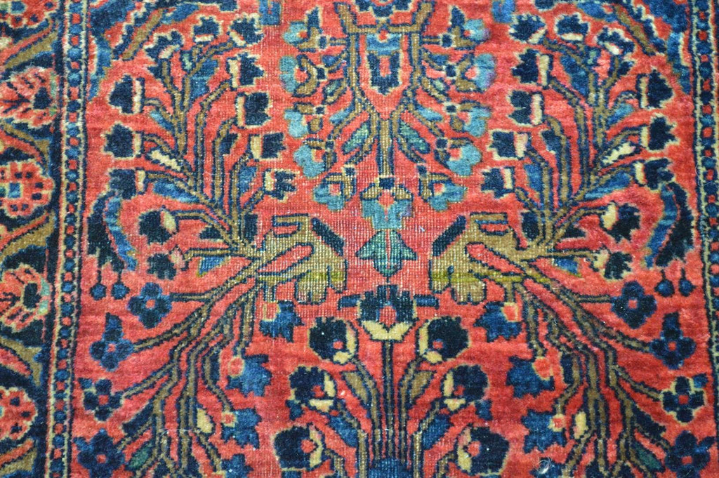 1' 9" x 4' 0" Persian Sarouk Rug image 9
