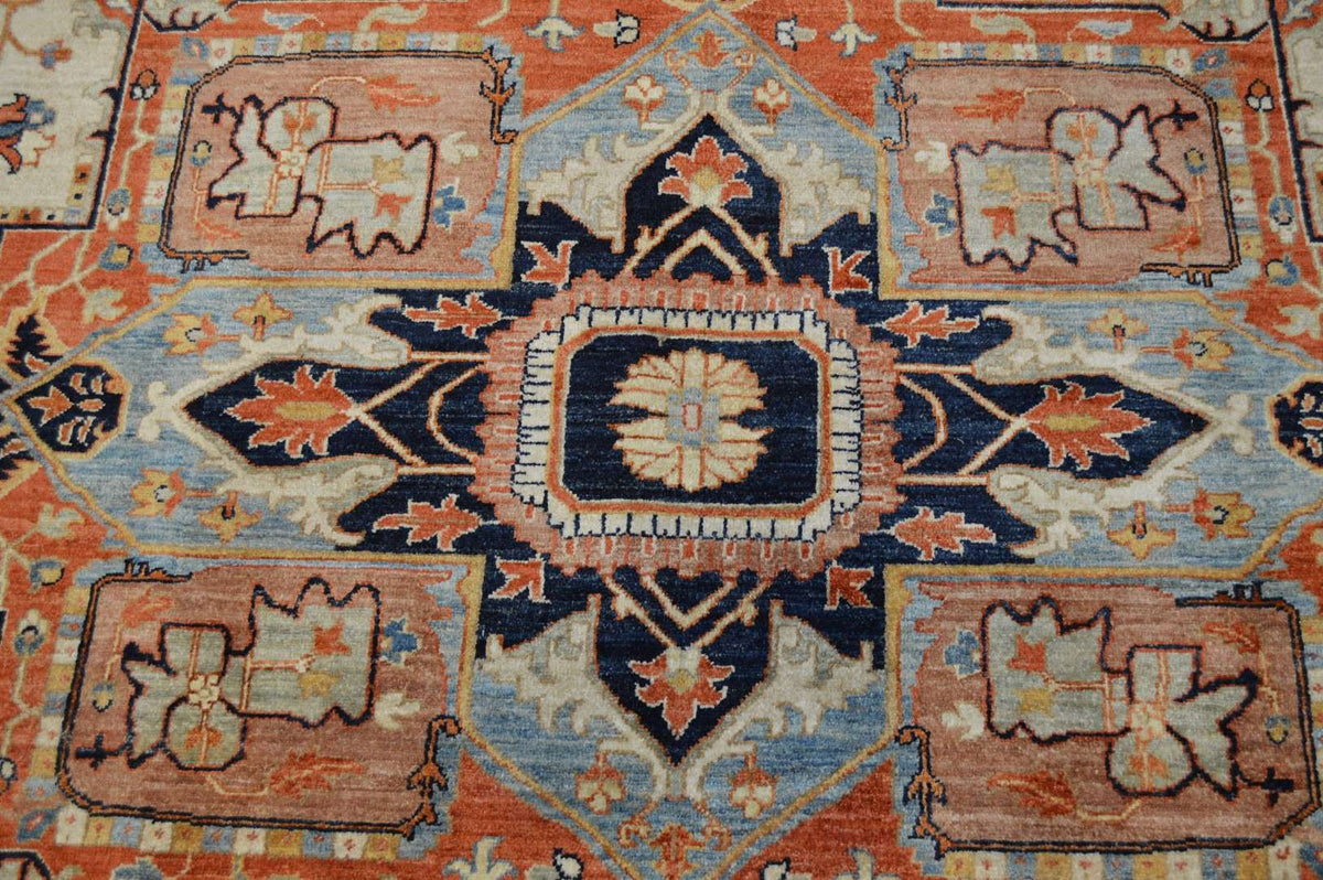 9' 0" x 12' 0" Pakistan Serapi Rug image 7