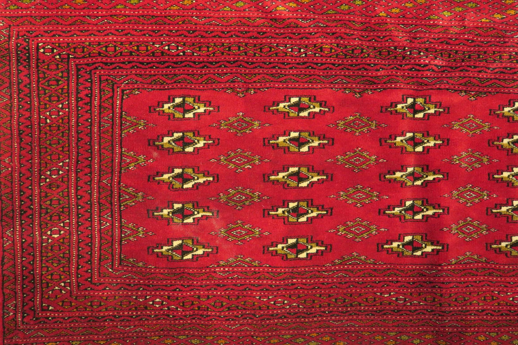 1'9'' x 4'3'' Persian Turkeman Rug image 2