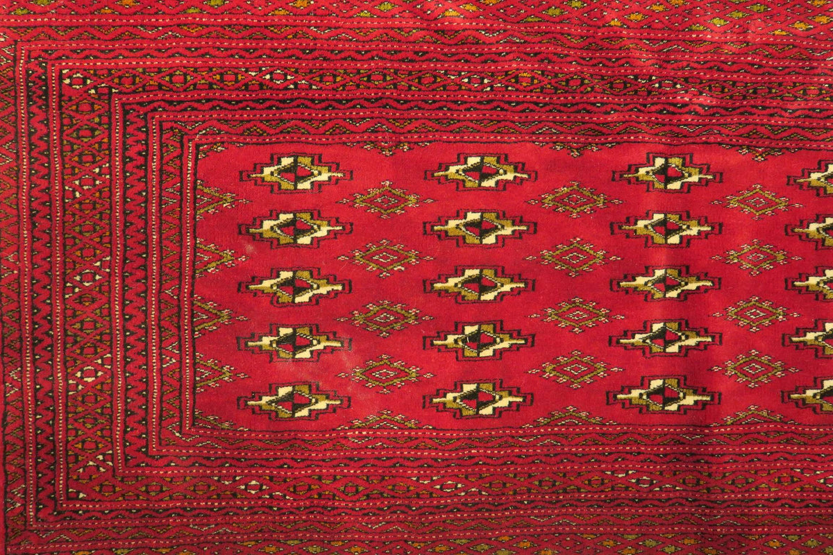 1'9'' x 4'3'' Persian Turkeman Rug image 2