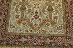 4' 2" x 6' 1" India Agra Rug image 6